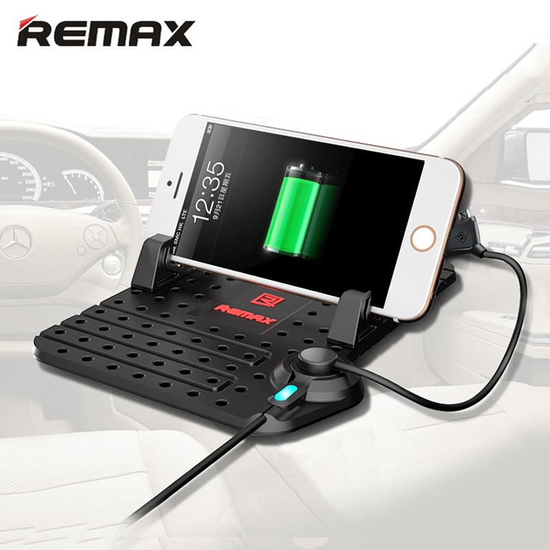 Remax Mobile Phone Car Holder With Magnetic Charger USB Cable (1)