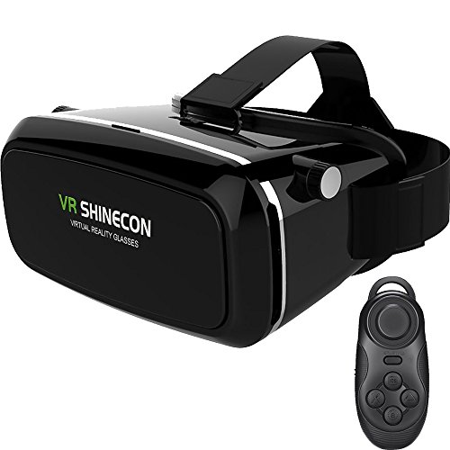 Vr Shinecon Virtual Reality 3d Glasses With Remote Pad