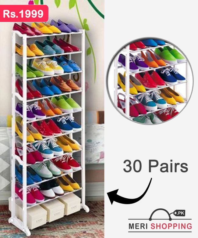 30 Piece Shoe Rack Organizer 50 Off Price Rs 1999 Merishopping Pk